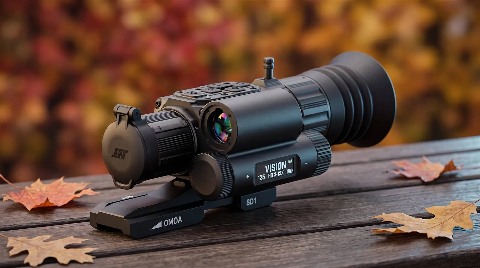 TenPoint Vision HD digital crossbow scope shown from the side against a plain background