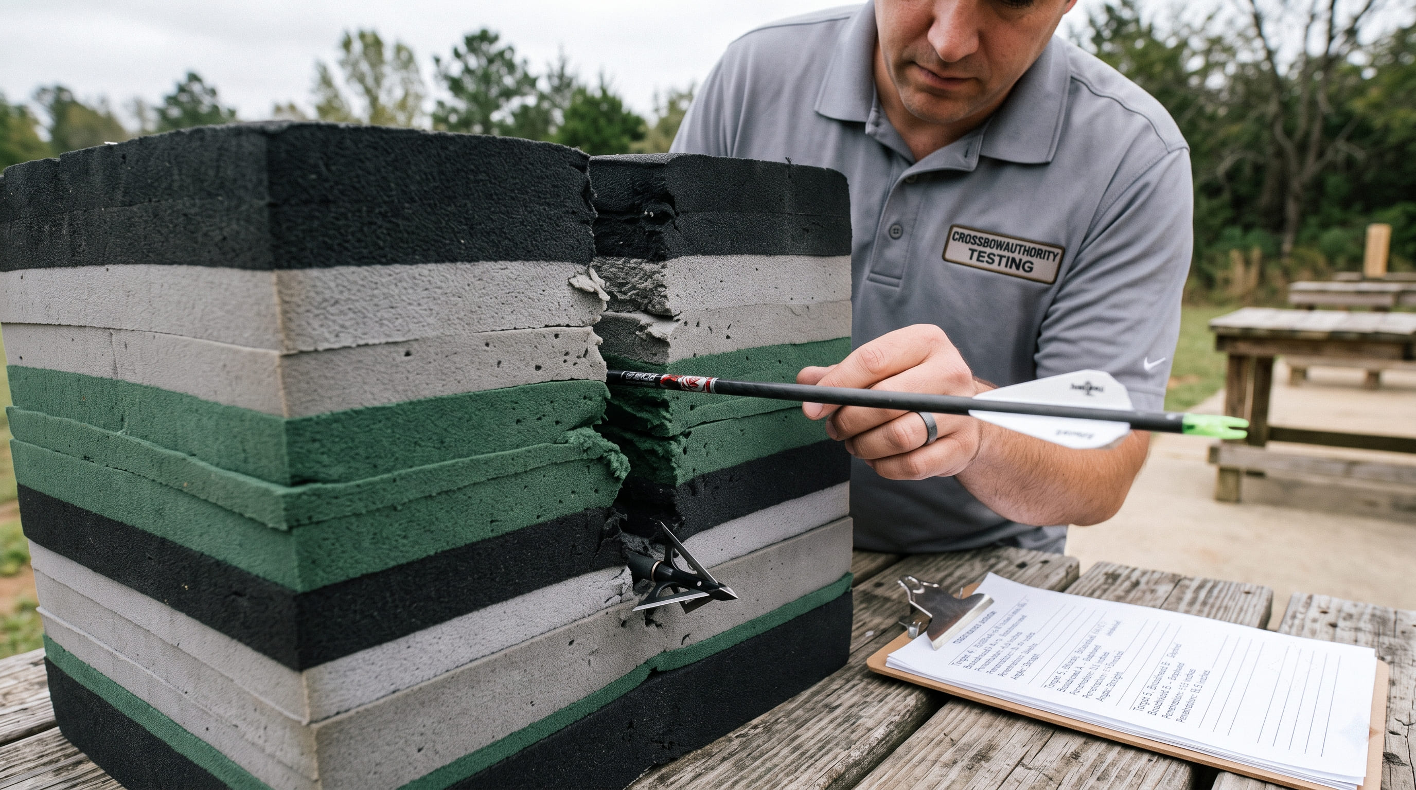 Broadhead Penetration Test on Target Media Broadhead Penetration Test on Target Media
