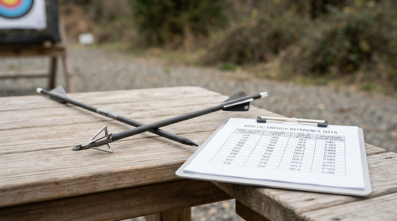 Crossbow Bolt Kinetic Energy Chart