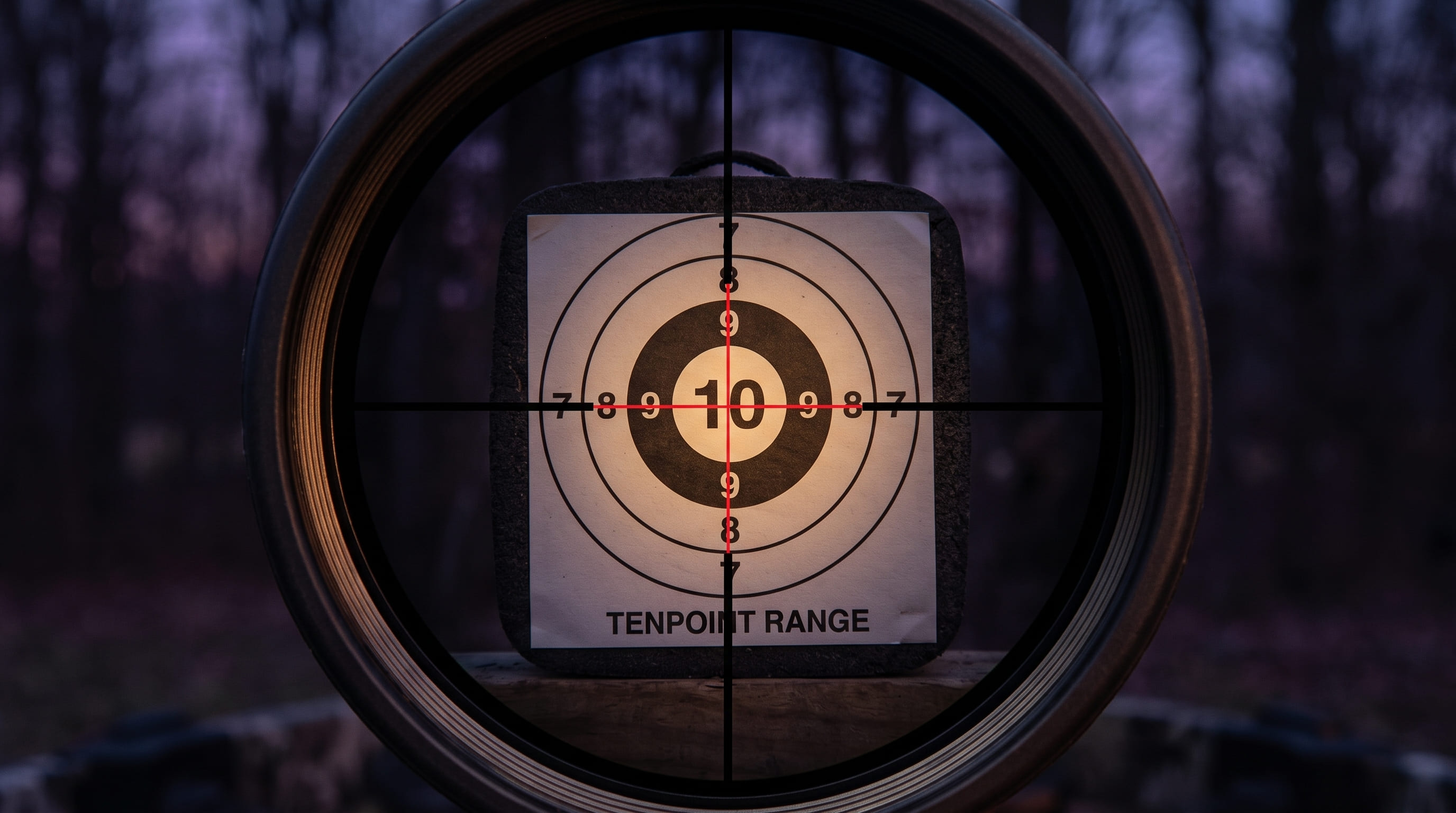 Illuminated Reticle Dusk Test
